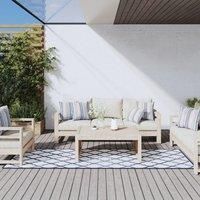 Outdoor Rug Navy and White 80x250 cm Reversible Design