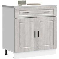 Kitchen Base CabinetPorto Grey Sonoma Engineered Wood
