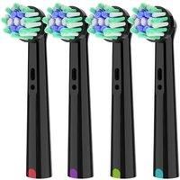 Cross Action Electric Toothbrush Replacement Heads Compatible with Oral B Pro, X-Shape and Angled
