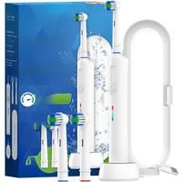 Smart Wireless Charging Rotating Electric Toothbrush, 3 Modes Rechargeable Rotary Toothbrush
