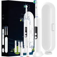 Smart Rotating Wireless Charging Electric Toothbrush, 4 Modes Rechargeable Rotary Toothbrush