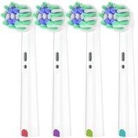 Replacement Toothbrush Heads Compatible with Oral B Electric Toothbrush, Cross Action Brush Head