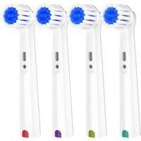 Replacement Toothbrush Heads Compatible with Oral B Electric Toothbrush, Sensitive Gum Care Brush