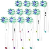 Cross Action Toothbrush Heads Compatible with Oral B Electric Toothbrush, Replacement Brush Head for