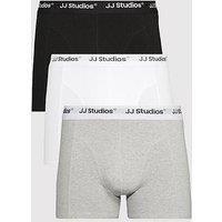 Jack & Jones Soho 3-Pack Logo Waistband Trunks - Multi