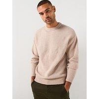 Jack & Jones Soho Ollie Melange Knitted Jumper - Light Beige
