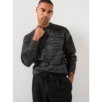 Jack & Jones Soho Ollie Melange Knitted Jumper - Grey