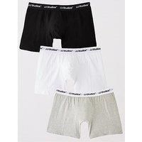 Jack & Jones Plus Size Soho 3-Pack Logo Waistband Trunks - Assorted