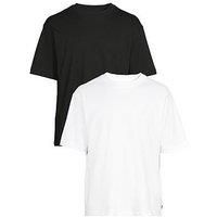 Jack & Jones Urban Edge Short Sleeve Multipack T-Shirt - Black/White