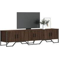 TV Cabinet Brown Oak 180x34x41 cm Engineered Wood