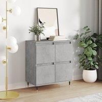 Sideboard Concrete Grey 60x35x70 cm Engineered Wood
