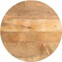 Table Top £ 50x2.5 cm Round Solid Wood Mango