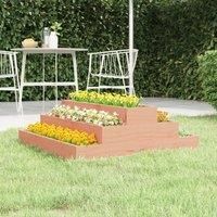 Planter 80x80x27 cm Solid Wood Douglas
