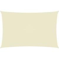 Sunshade Sail Oxford Fabric Rectangular 5x8 m Cream