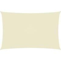 Sunshade Sail Oxford Fabric Rectangular 5x8 m Cream