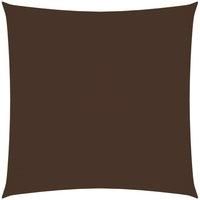 Sunshade Sail Oxford Fabric Square 6x6 m Brown