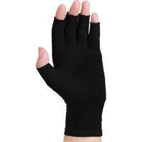Unisex Arthritis Support Fingerless Compression Gloves - Three Sizes! - Grey