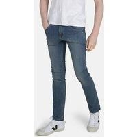 Skinny Mid-Rise Denim Jeans