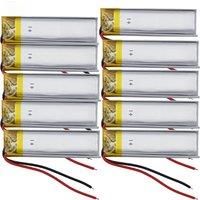 Wholesale 10Pcs 3.7V 300mAh 1.11Wh Li Lithium Battery 601240 Use in Headset Bluetooth Speaker Headset Driving Recorder Pen