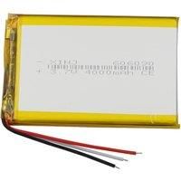 3.7V 4000mAh 14.8Wh 606090 LiPolymer Replacement Lipo Rechargeable Battery 3 Wires JST 3Pin NTC