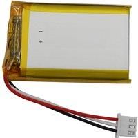 3.7V 2000mAh 7.4Wh Rechargeable Polymer Li Lithium Battery JST 2pin 2.54mm Connector 103450 For