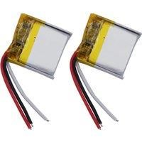 3.7V 220mAh 0.81Wh LiPolymer Replacement Lipo Rechargeable Battery JST 3Pin NTC Thermistor 3 Wires