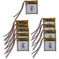 Wholesale 3.7v 280mah 1.03Wh Li-polymer Li Lithium Battery 802020 Thermistor 3-Wires NTC For Bluetooth Speaker Headphone Headset