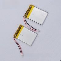 2pcs 3.7V 400mAh 1.48Wh 303040 Thermistor NTC 3 Wires JST 3Pin 1.0mm Plug LiPolymer Rechargeable Li
