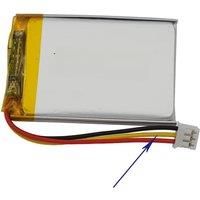3.7V 1200mAh 4.44Wh Thermistor NTC 3 Wire Polymer Li Lipo Battery 603450 JST 3Pin2.0 Connector For
