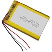 3.7V 1500 mAh 454261 Polymer Li Lithium Lipo Battery Thermistor 3 Wires For Camera MP4 Driving