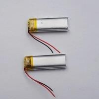 2pcs 3.7V 300 mAh Rechargeable Polymer Li Battery 601235 Lipo For Bluetooth Speaker Headphones GPS