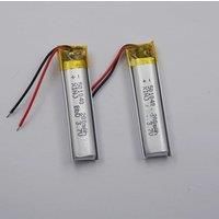 2pcs 3.7V 200 mAh Rechargeable Polymer Li Lipo Battery 501040 For Bluetooth Speaker Headphones GPS