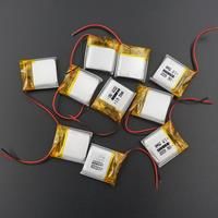 2PCS 3.7V 250 mAh Polymer Rechargeable Li Lithium Battery 602020 Lipo NTC 3-Wires Thermistor For GPS