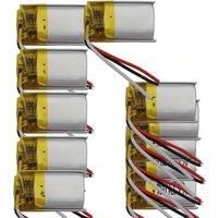 3.7V 80mAh 0.296Wh Li-polymer Rechargeable Li Battery 3-Wires Thermistor 481221