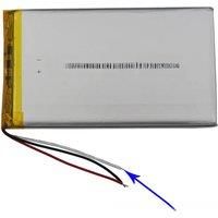 3.7V 5000mAh 18.5Wh Thermistor 3-Wires Polymer Li Lithium Lipo Battery 5565113 For GPS PSP Portable