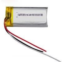 3.7V 800mAh 2.96Wh LiPolymer Rechargeable Li Lipo Battery 102040 Thermistor 3 Wires For Car Camera
