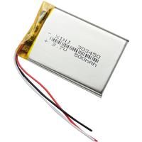 3.7V 500mAh 1.85Wh Thermistor 3 Wires 303450 Replacement Li Lipo Rechargeable Battery For Car Camera