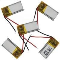 5pcs 3.7V 80 mAh Polymer Li Lipo Battery 301020 For 3D Glasses Mp3 Record Pen Bluetooth Speaker