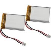 2pcs 3.7V 430mAh 1.59Wh Li-Polymer Rechargeable Li Lipo Battery 552535 JST 3pin 1.0mm For GPS Car