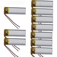 2 pcs 3.7V 100mAh 0.37Wh Li Battery Li-ion 301030 For Bluetooth Speaker Headset