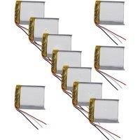 3.7V 1100mAh 4.07Wh NTC Thermistor 3-Wires Li Battery Cell 103035 JST 3pin 1.0mm