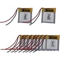 3.7V 280mAh 1.03Wh Rechargeable Polymer Li Lithium Battery 802020 Li-ion For GPS LED Light Bluetooth Speaker Headset Headphones