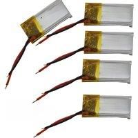 5pcs 3.7V 0.222Wh 60mAh Li Battery 271221 Li-ion For Bluetooth Headset Pen LED