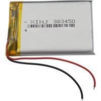 3.7V 700 mAh 2.59Wh Polymer Rechargeable Li Lithium Battery Lipo 383450 For Bluetooth Speaker