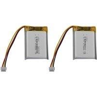 2pcs 3.7v 470mah 1.74Wh Li Lithium Battery 582535 Li-ion 3pin1.5mm Connector For Mouse Bluetooth