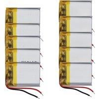 10Pcs 3.7V 150mAh 0.55Wh 402025 Rechargeable Replacement Lipo Li Battery For GPS Sat Nav Bluetooth