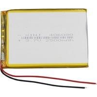 3.7V 2500mAh 9.25Wh Rechargeable Li Lipo Battery 406080 For GPS PDA PSP Power Bank Bluetooth Speaker