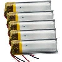 3.7V 120 mAh Rechargeable LiPolymer Li Lithium Lipo Battery 401030 For Headphones Bluetooth