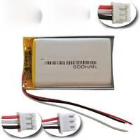 3.7V 800mAh 2.96Wh Thermistor 3Wires Rechgerable LiPolymer Li Lithium Battery 553048 3Pin JSTXH