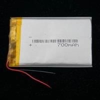 3.7V 700 mAh 303759 Rechargeable Polymer Li Lithium Battery For LED DashCam GPS Driving Recorder DIY